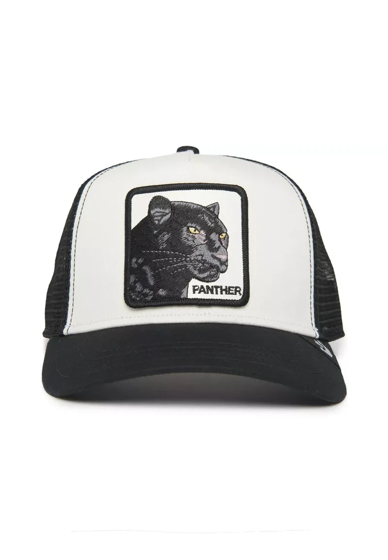 GORRA TRUCKER PANTERA "THE PANTHER" - NEGRO/BLANCO - GOORIN BROS THE FARM ANIMALS | 101-0381