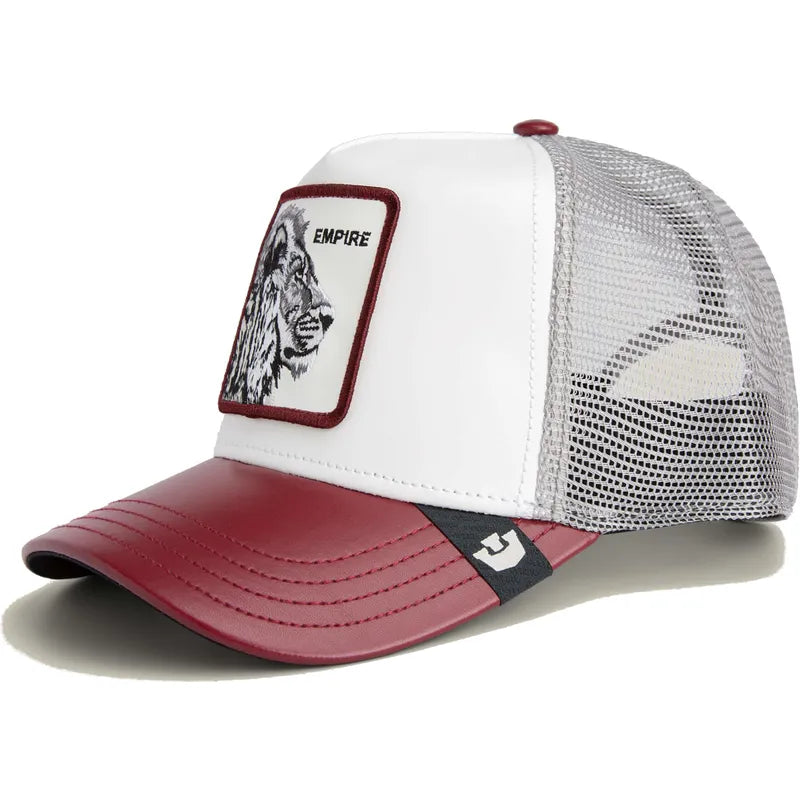 GORRA TRUCKER SCORPION "COURTSIDE EMPIRE " - GRANATE/BLANCO - GOORIN BROS THE FARM ANIMALS | 101-2443