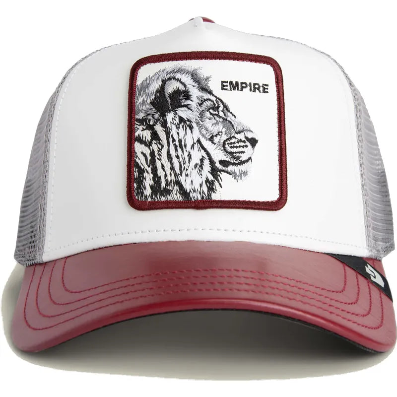GORRA TRUCKER SCORPION "COURTSIDE EMPIRE " - GRANATE/BLANCO - GOORIN BROS THE FARM ANIMALS | 101-2443