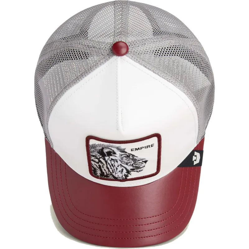 GORRA TRUCKER SCORPION "COURTSIDE EMPIRE " - GRANATE/BLANCO - GOORIN BROS THE FARM ANIMALS | 101-2443