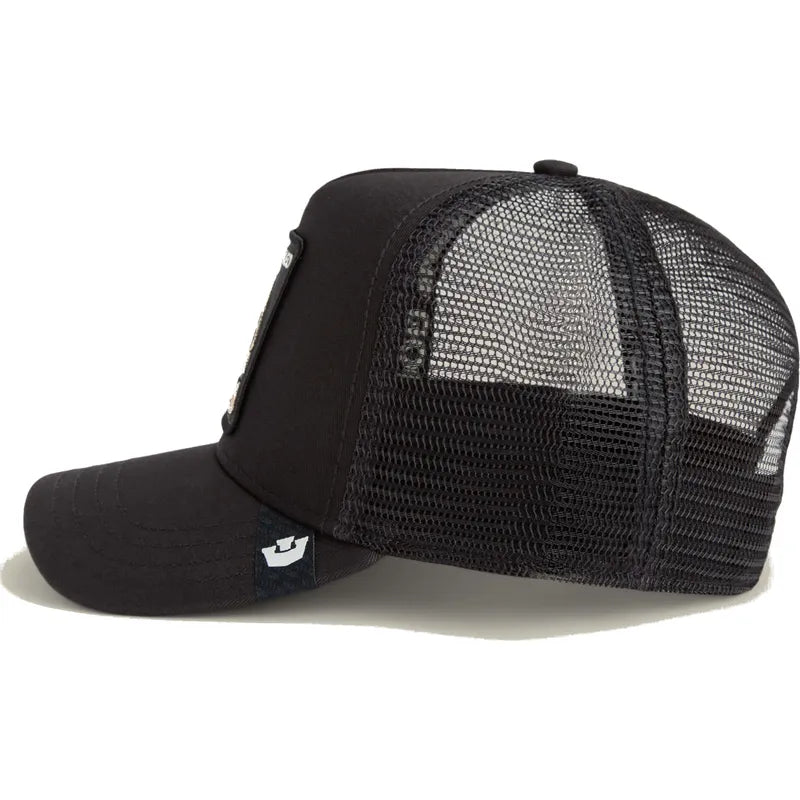 GORRA TRUCKER CALAVERA "CANCELLED SKULL" - NEGRO- GOORIN BROS THE FARM ANIMALS | 101-2392