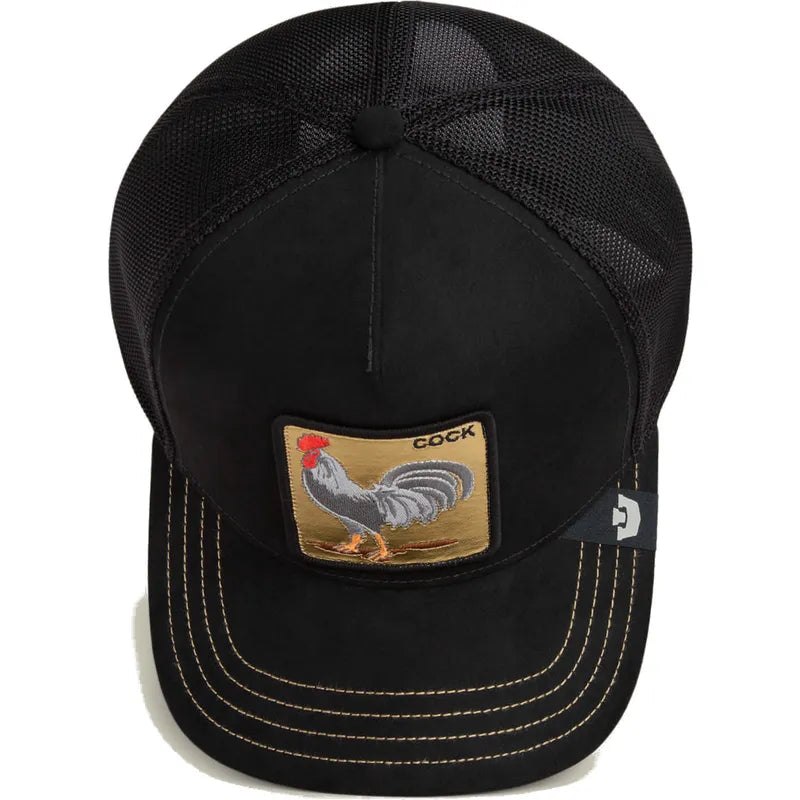 GORRA TRUCKER GALLO "GOLDEN COCK" - NEGRO - GOORIN BROS THE FARM ANIMALS | 101-2531