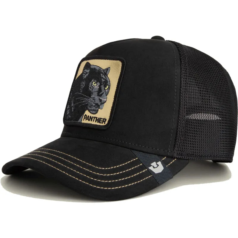GORRA TRUCKER PANTERA "GOLDEN PANTHER" - NEGRO - GOORIN BROS THE FARM ANIMALS | 101-2529