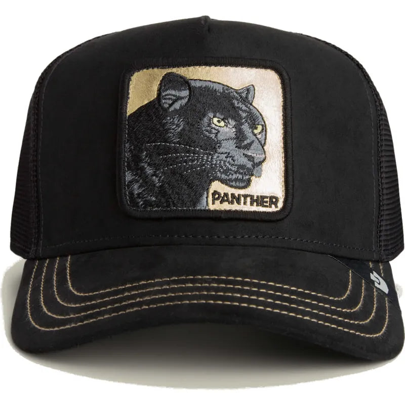 GORRA TRUCKER PANTERA "GOLDEN PANTHER" - NEGRO - GOORIN BROS THE FARM ANIMALS | 101-2529