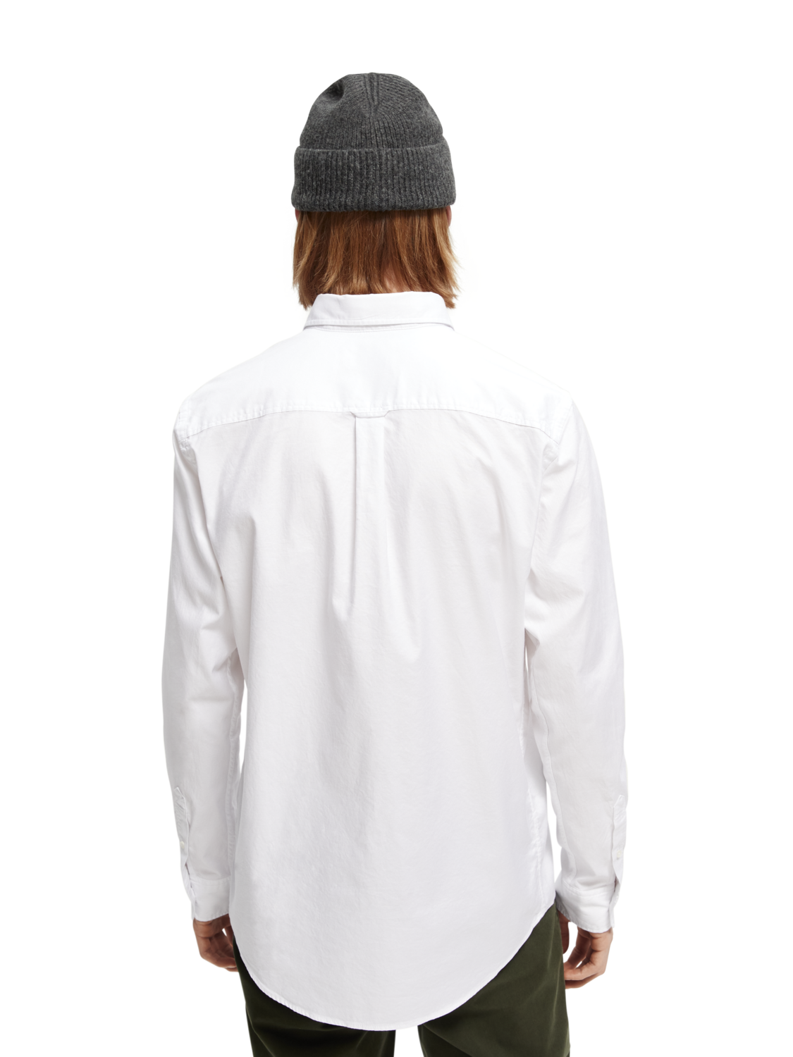 CAMISA DE ALGODÓN ORGÁNICO "OXFORD" REGULAR FIT - BLANCO - SCOTCH & SODA | 165315
