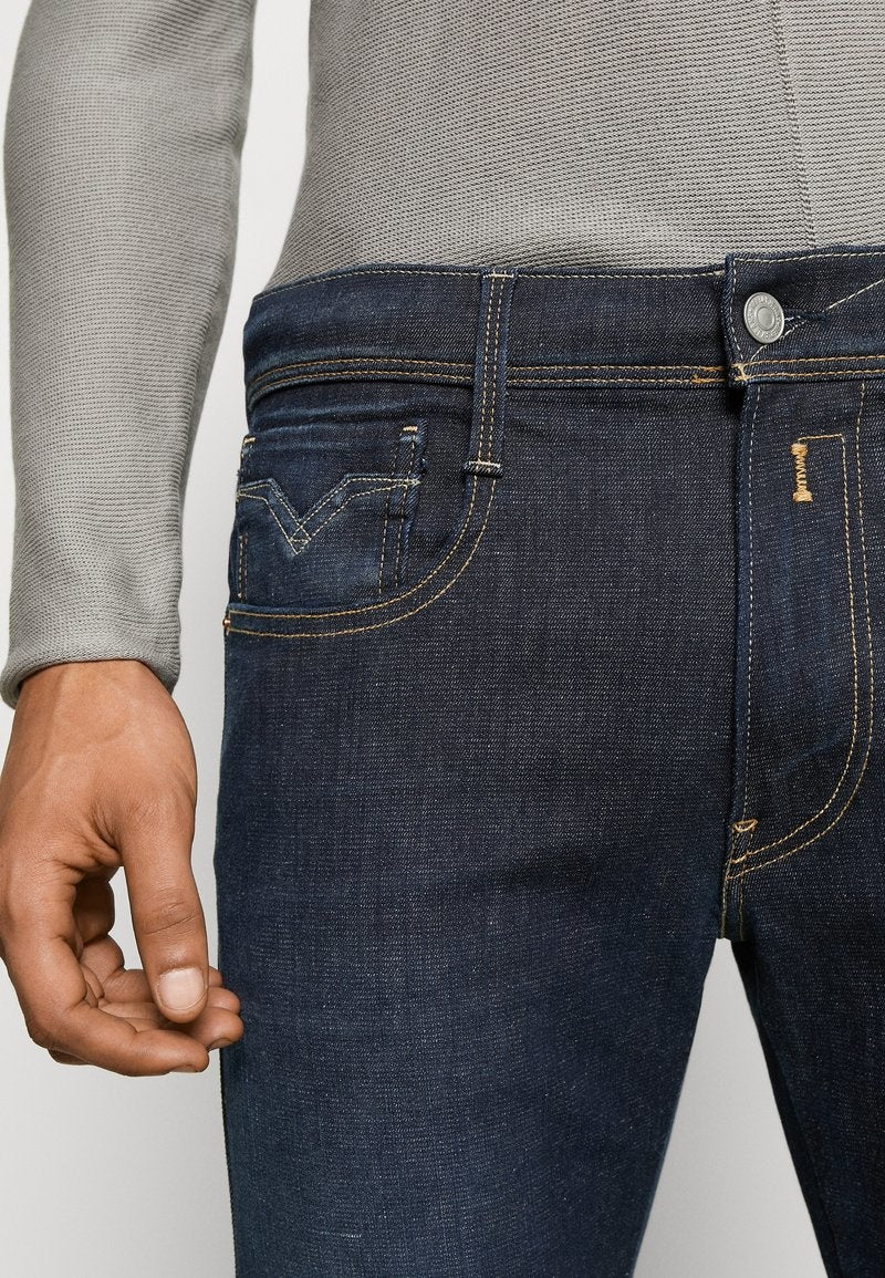 VAQUEROS SLIM FIT ANBASS HYPERFLEX REUTILIZADO - INDIGO - REPLAY