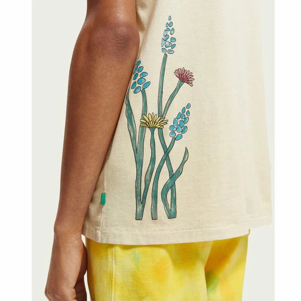 CAMISETA CON ESTAMPADO - BLANCO ROTO - SCOTCH & SODA | 171698