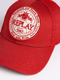 GORRA CON BORDADO - ROJO - REPLAY | AX4337.000.A0406
