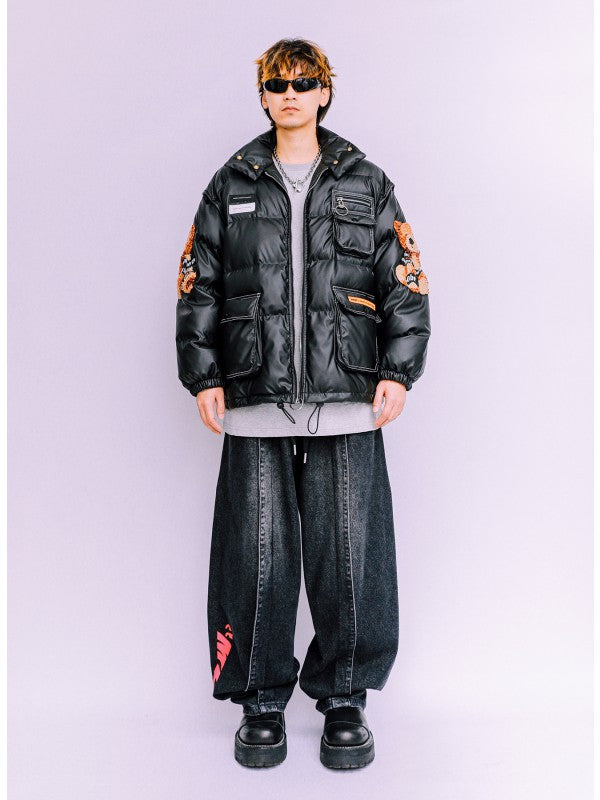 CHAQUETA / CHALECO PUFFER "TEDDY" - NEGRO - TEDDY CAPSULE MOD WAVE MOVEMENT | MW074071389