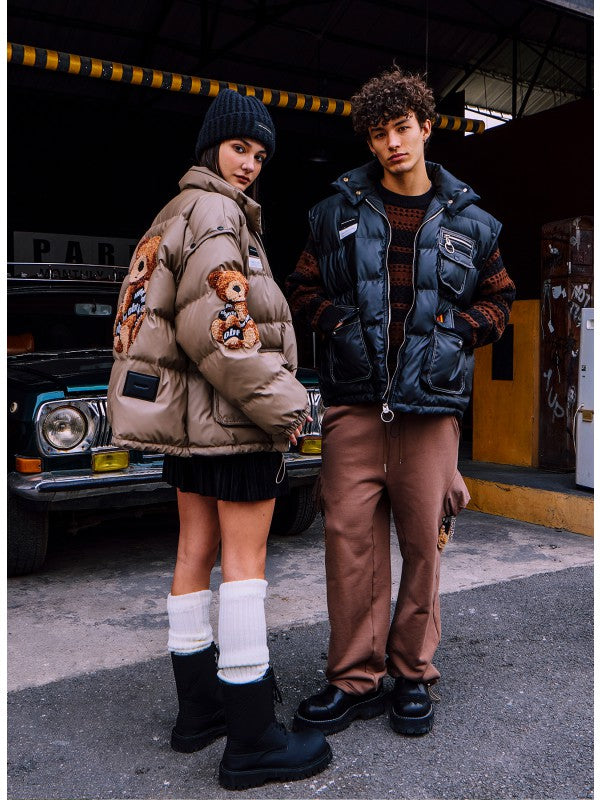 CHAQUETA / CHALECO PUFFER "TEDDY" - NEGRO - TEDDY CAPSULE MOD WAVE MOVEMENT | MW074071389
