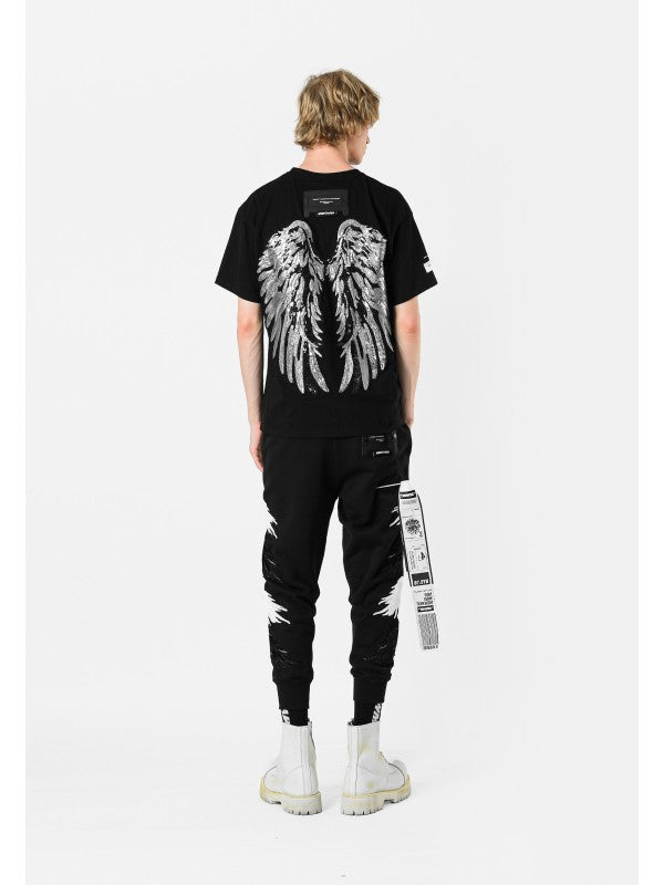 CAMISETA ALAS - NEGRO - WINGS CAPSULE MOD WAVE MOVEMENT | MW092020098