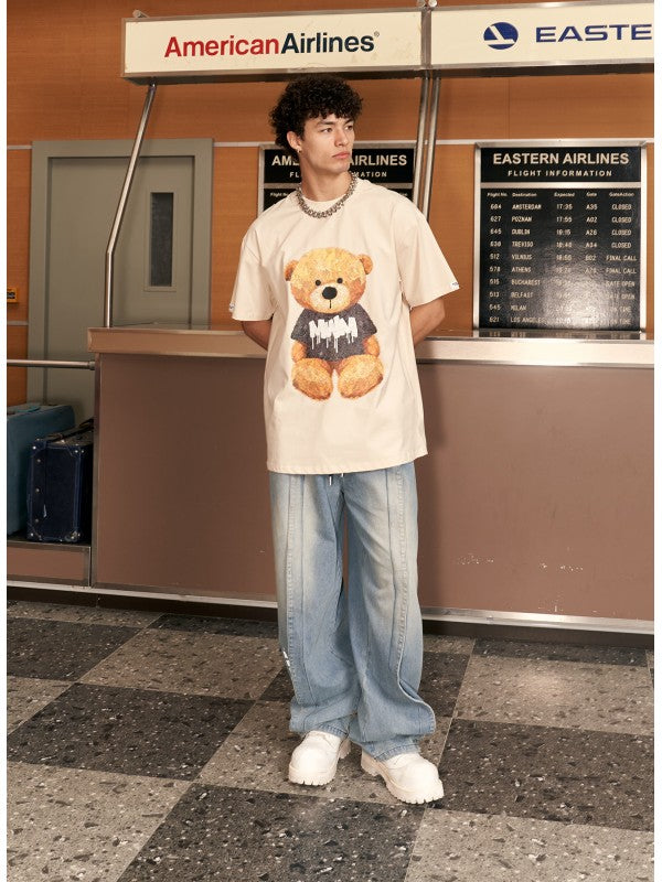 CAMISETA "TEDDY" - ECRU - TEDDY CAPSULE MOD WAVE MOVEMENT | MW072021392