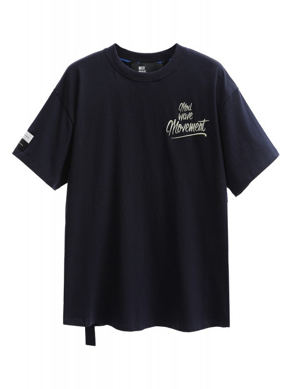 CAMISETA "FLORAL" - AZUL MARINO - BLACK CAPSULE MOD WAVE MOVEMENT | MW082020538