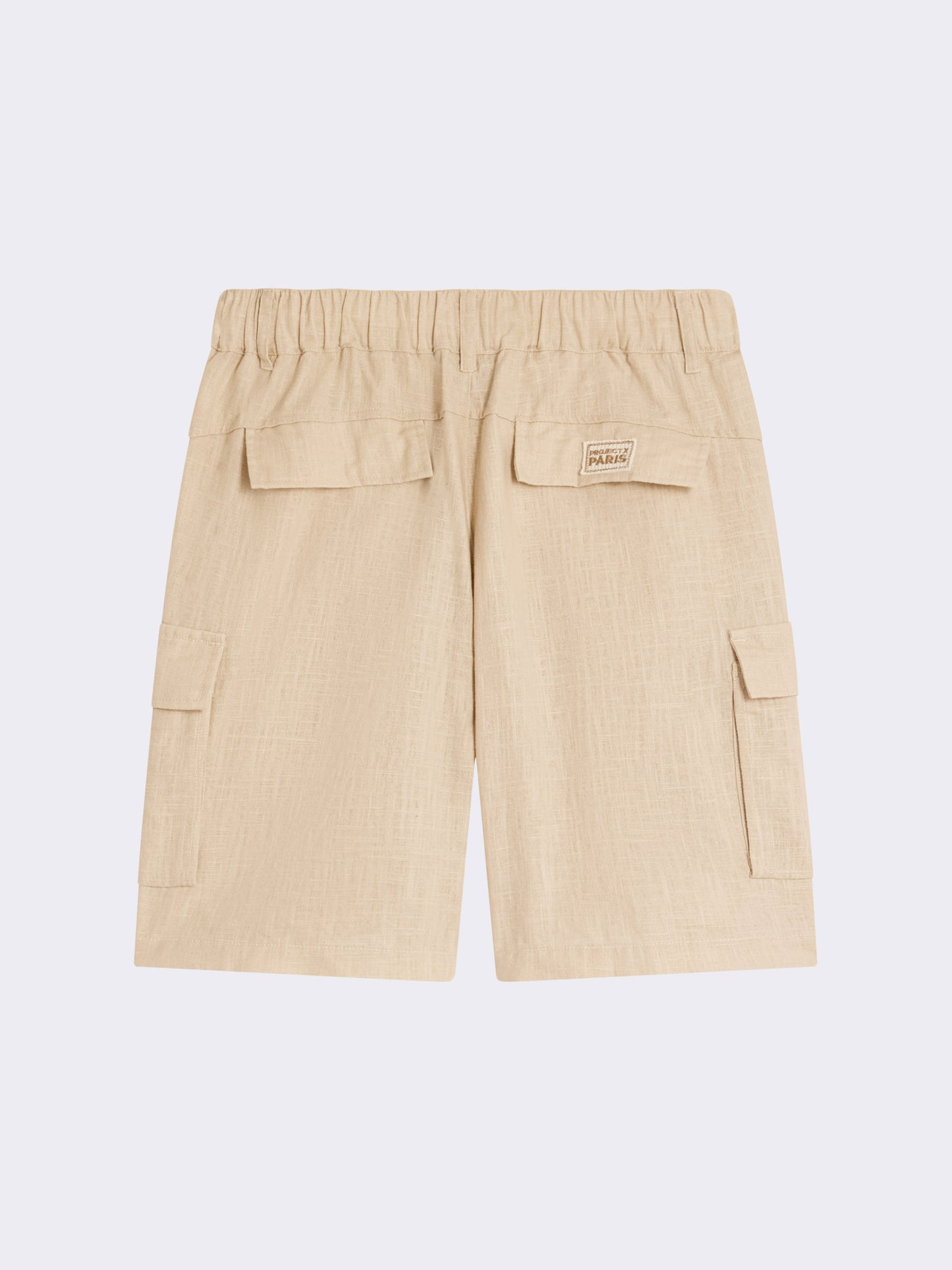 PANTALÓN CORTO TEXTURIZADO ESTILO CARGO - BEIGE - PROJECT X PARIS | 2540162_IV