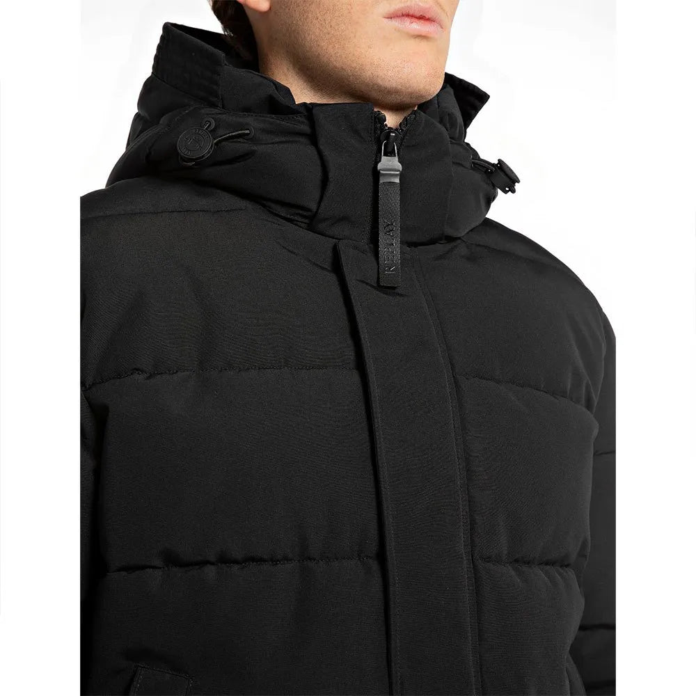 CHAQUETA CON CREMALLERA Y BOLSILLOS - NEGRO - REPLAY | M8403.000.84728