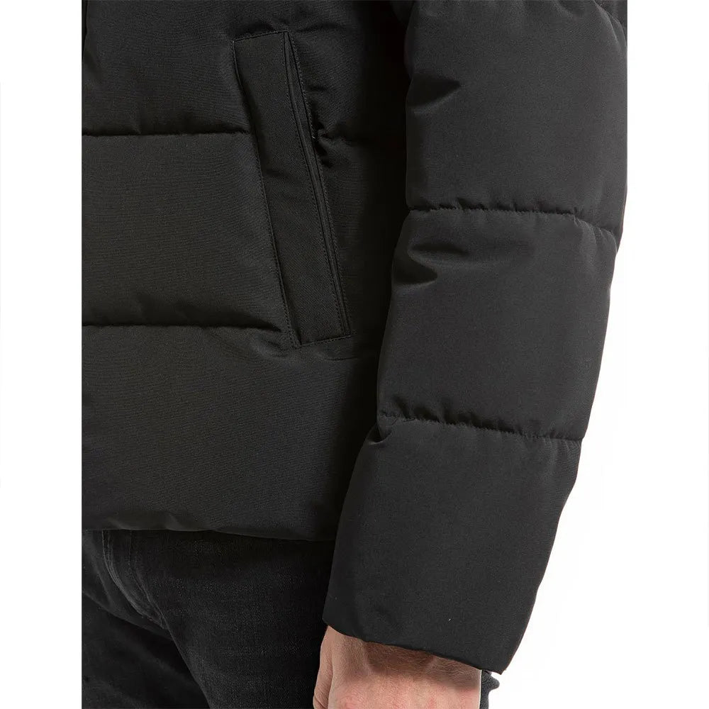CHAQUETA CON CREMALLERA Y BOLSILLOS - NEGRO - REPLAY | M8403.000.84728