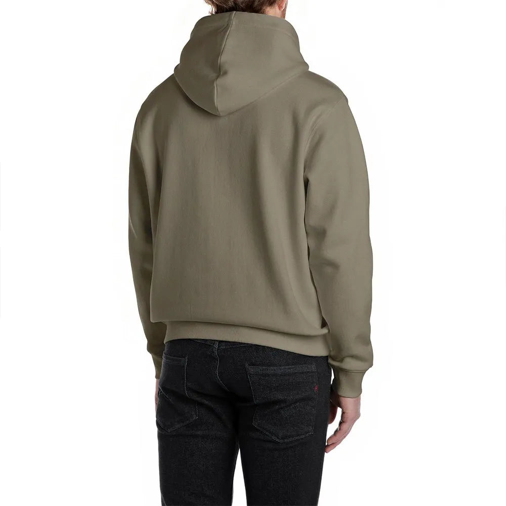 SUDADERA LOGO CON CAPUCHA - KHAKI - REPLAY | M3104 .000.23832