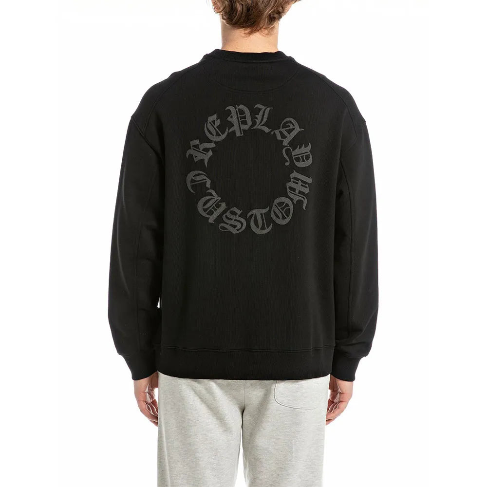 SUDADERA CUELLO REDONDO - NEGRO - REPLAY | M3182.000.21842
