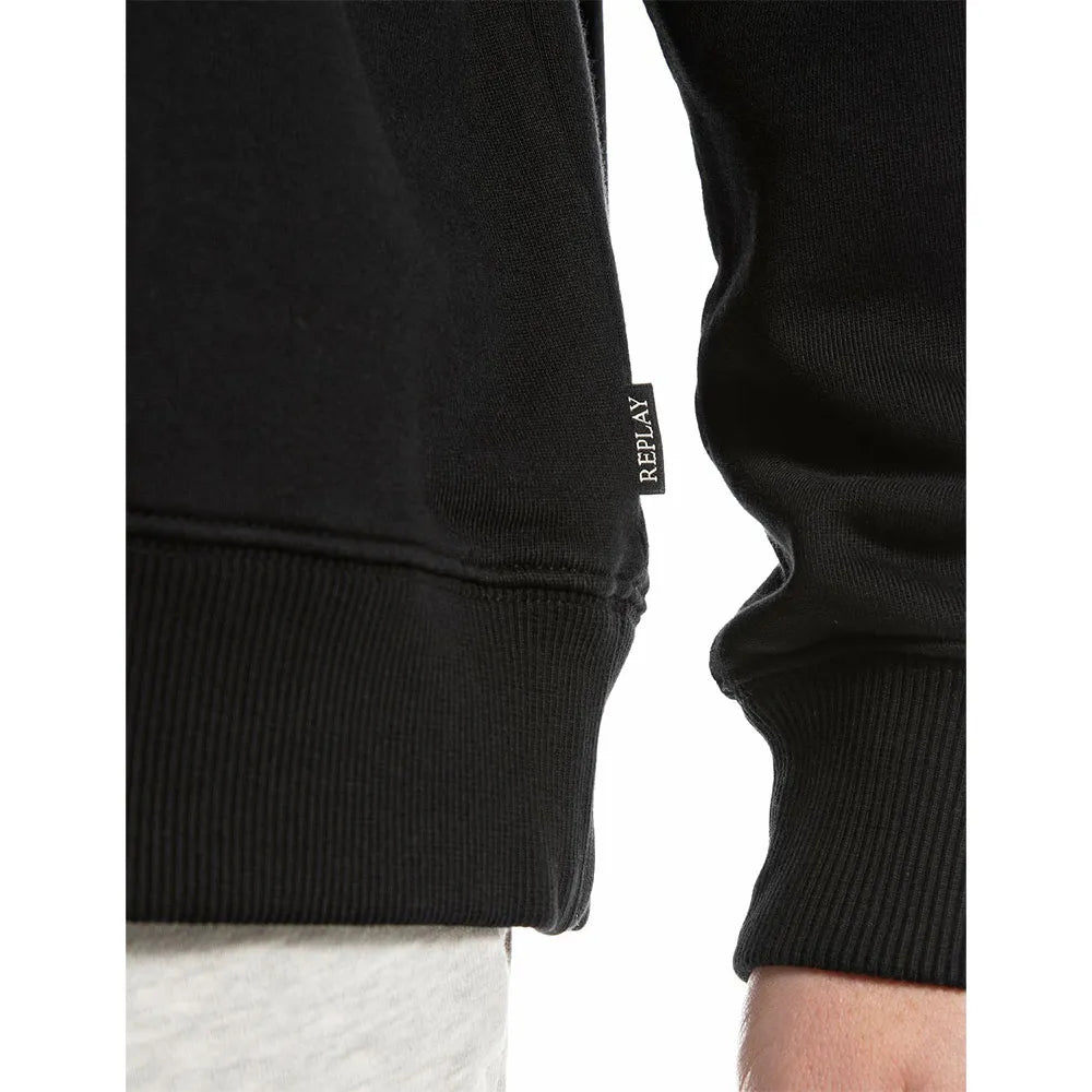 SUDADERA CUELLO REDONDO - NEGRO - REPLAY | M3182.000.21842