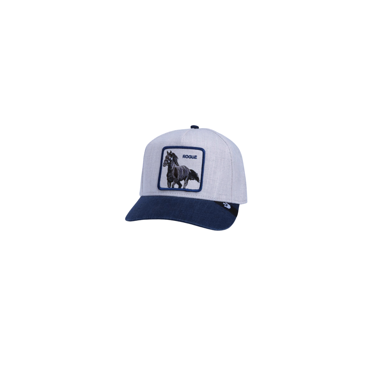 GORRA TRUCKER CABALLO "ROGUE" - BEIGE/AZUL - GOORIN BROS THE FARM ANIMALS | 101-1966