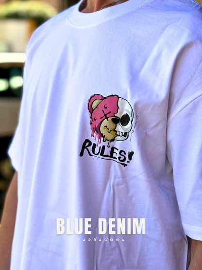 CAMISETA "RULES" - BLANCO - BLESSED BRAND | BL3-NO-RULES