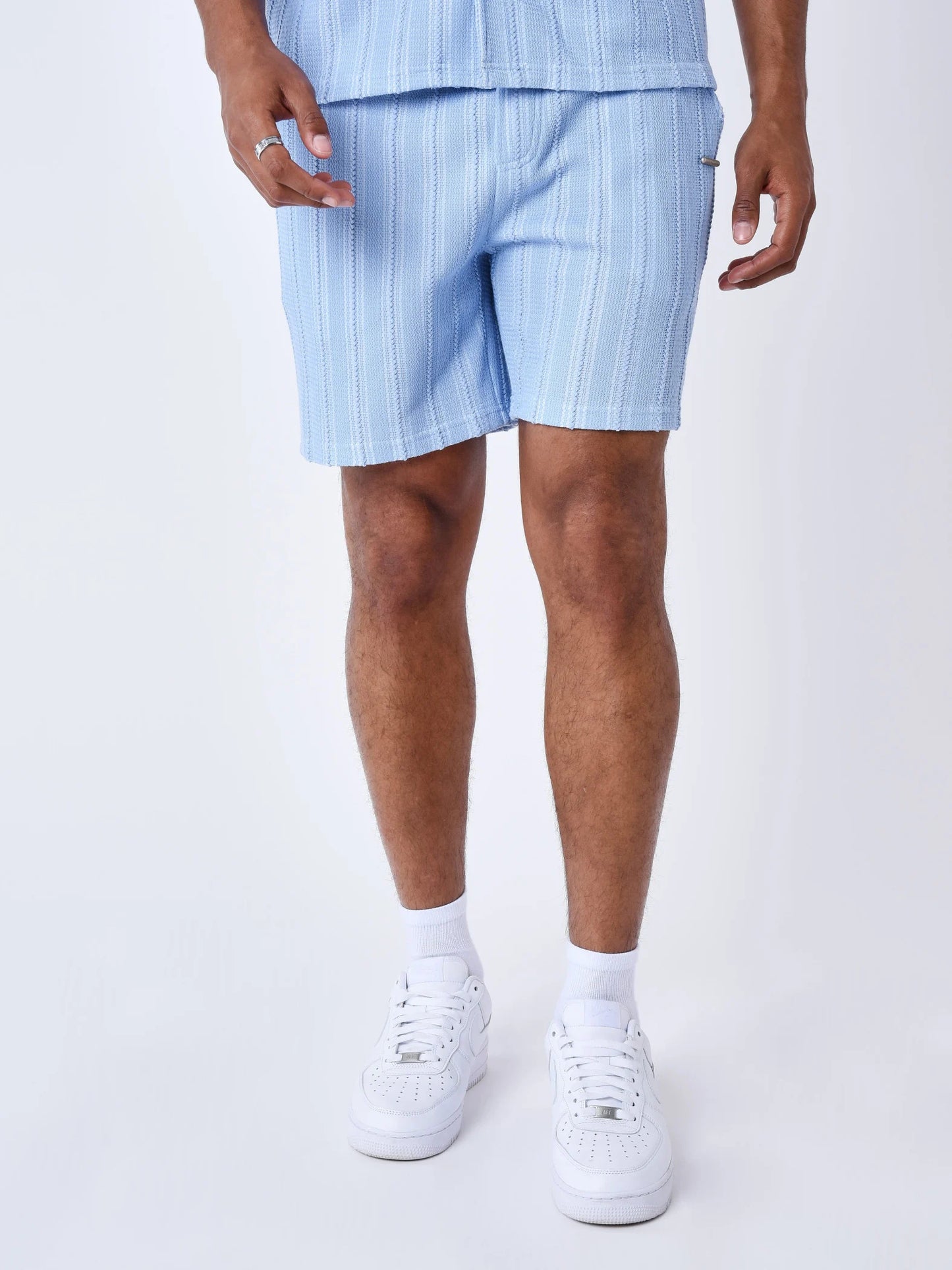 PANTALÓN CORTO DE PUNTO - AZUL CLARO - PROJECT X PARIS | PXP 2540163_CB