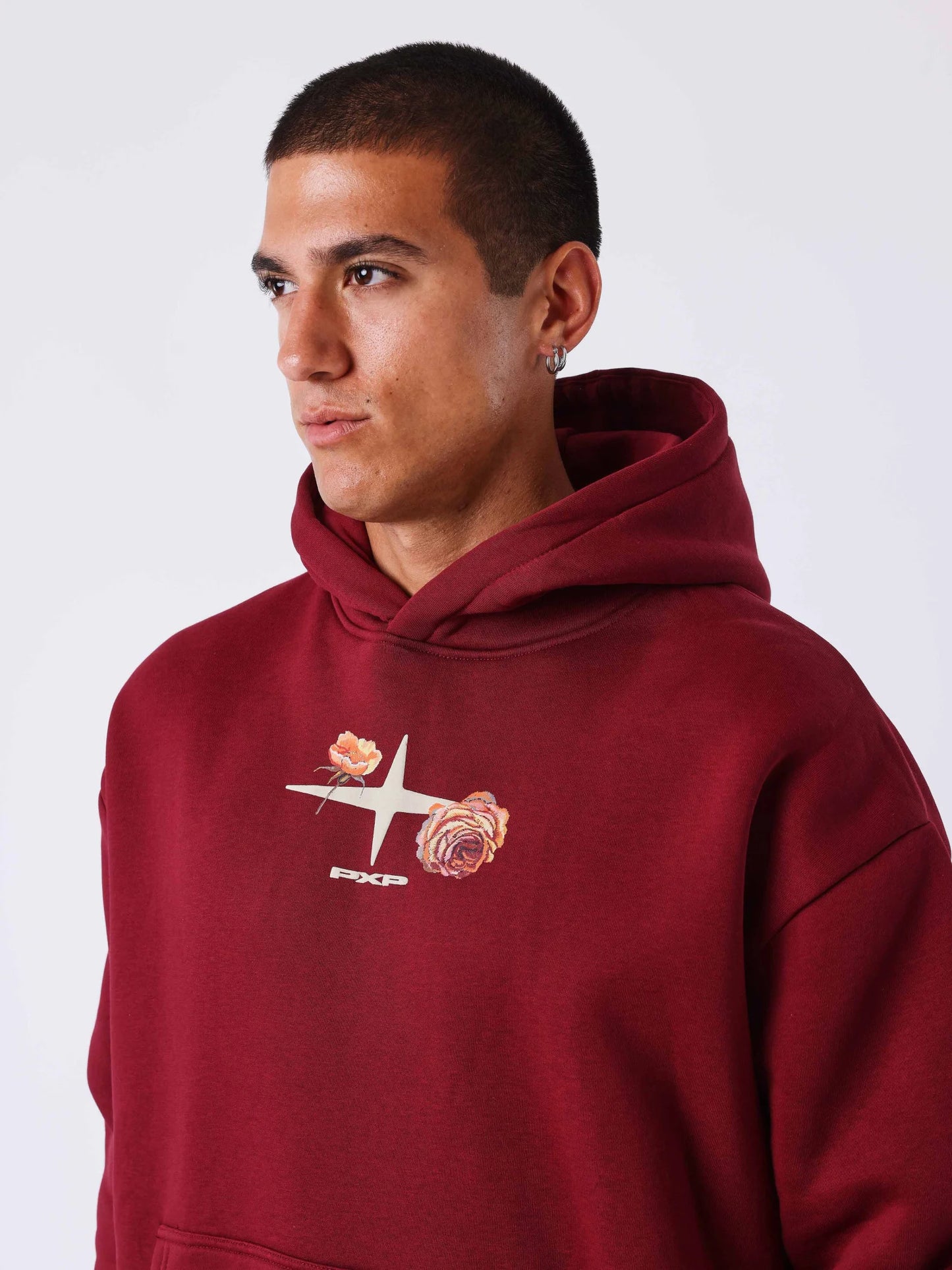 SUDADERA CAPUCHA "GOTHIC ROSES" - BURDEOS - PROJECT X PARIS | PXP 2522175