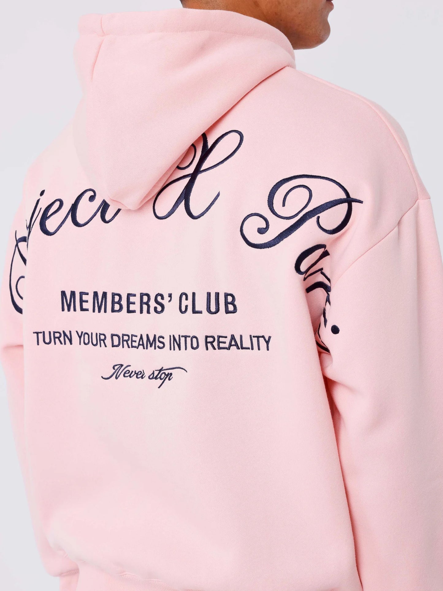 SUDADERA CON CAPUCHA "MEMBER´S CLUB" - ROSA - PROJECT X PARIS | 2522302_PK