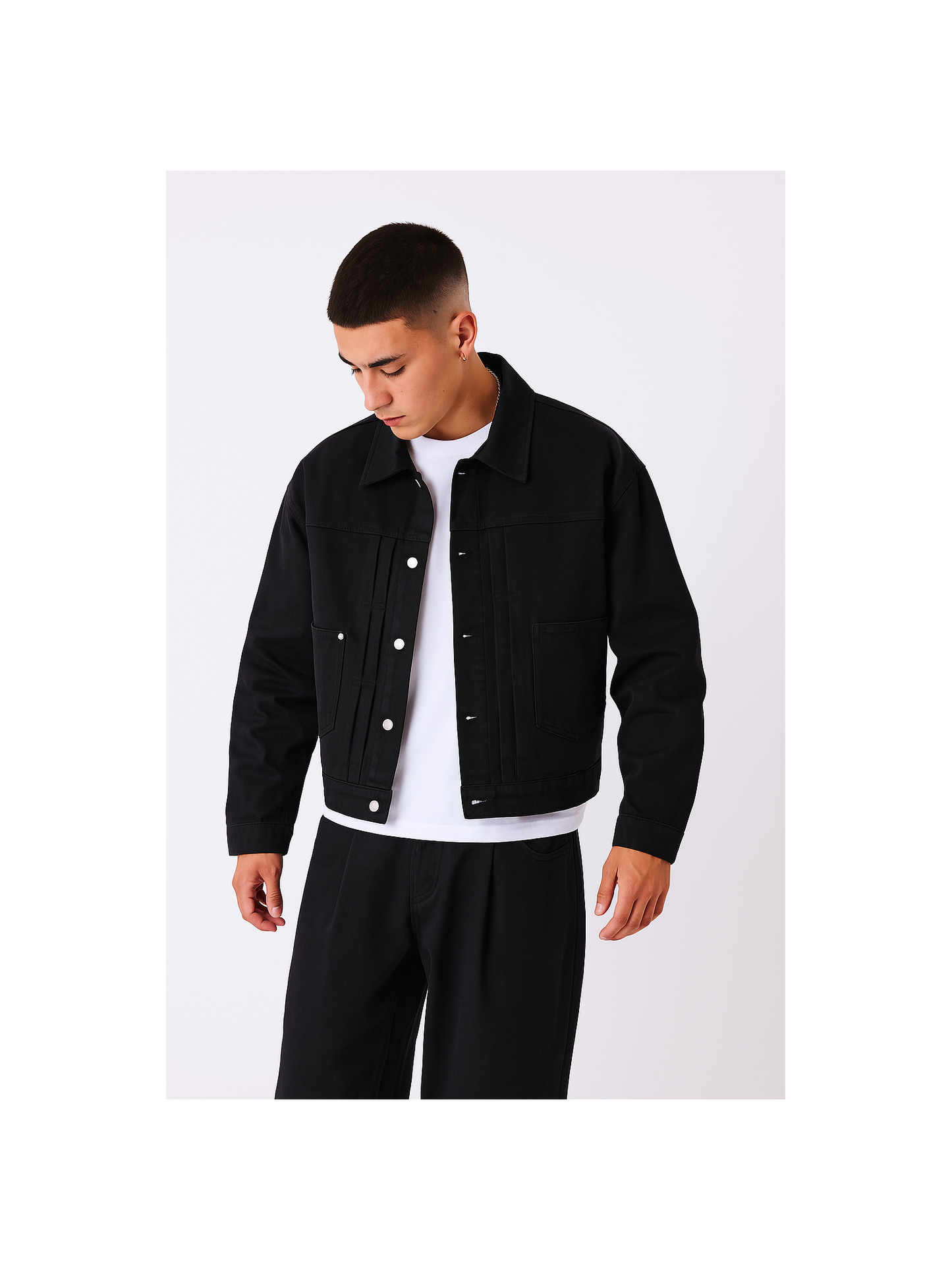 CHAQUETA LONA CLASSY - NEGRO - PROJECT X PARIS | 2693524_BK