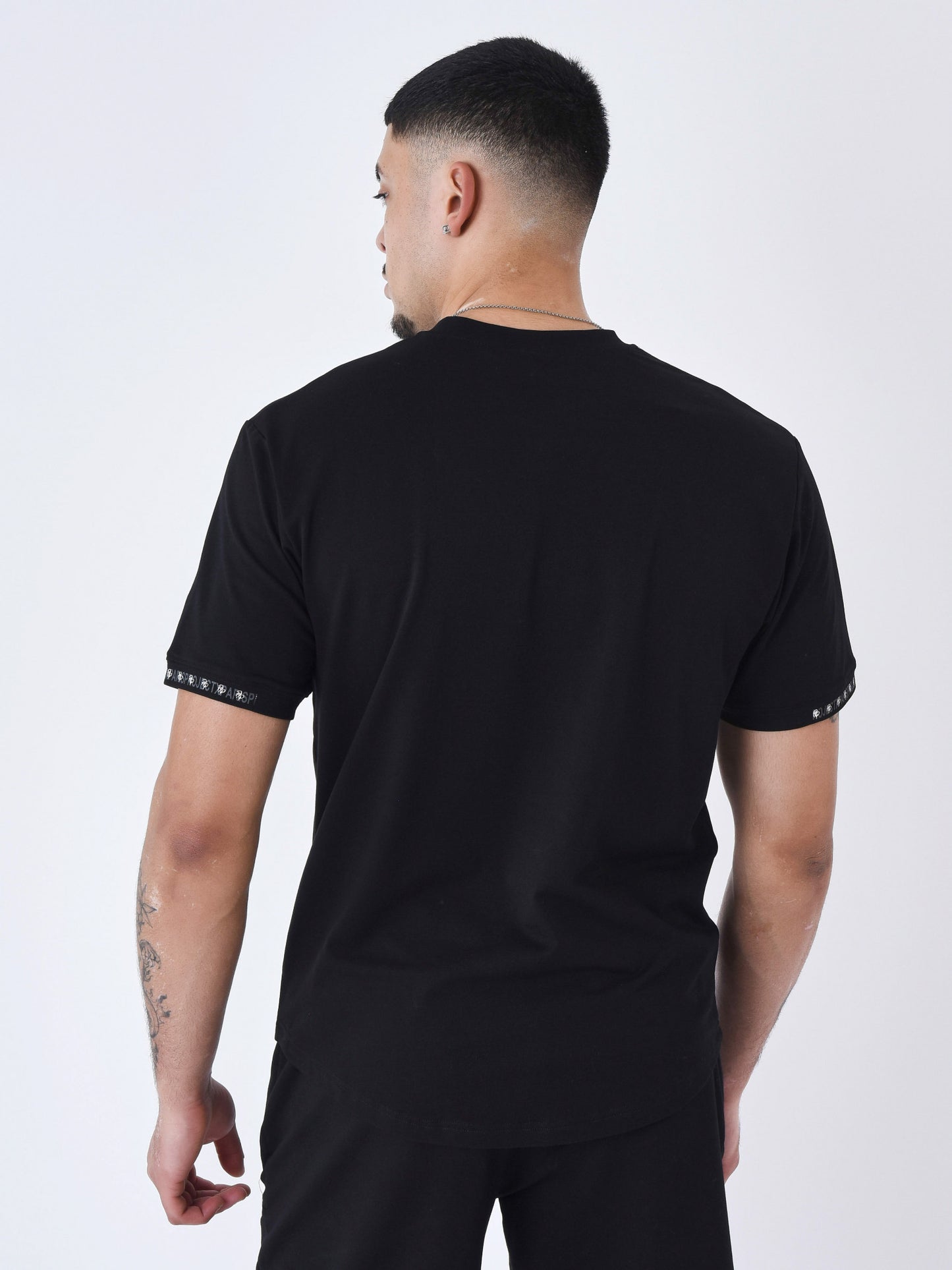 CAMISETA BRAZALETE CON LOGO BORDADO - NEGRO - PROJECT X PARIS | 2210218