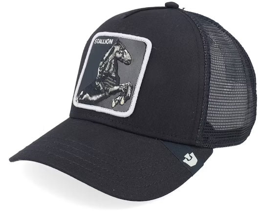GORRA TRUCKER CABALLO "STALLION" - NEGRO - GOORIN BROS THE FARM ANIMALS | 101-2451
