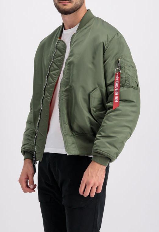 CHAQUETA BOMBER "MA-1" - VERDE MILITAR - ALPHA INDUSTRIES | 100101