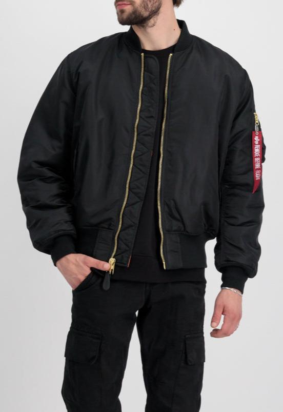 CHAQUETA BOMBER "MA-1" - NEGRO - ALPHA INDUSTRIES | 100101