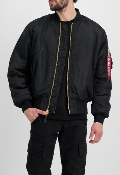CHAQUETA BOMBER "MA-1" - NEGRO - ALPHA INDUSTRIES | 100101