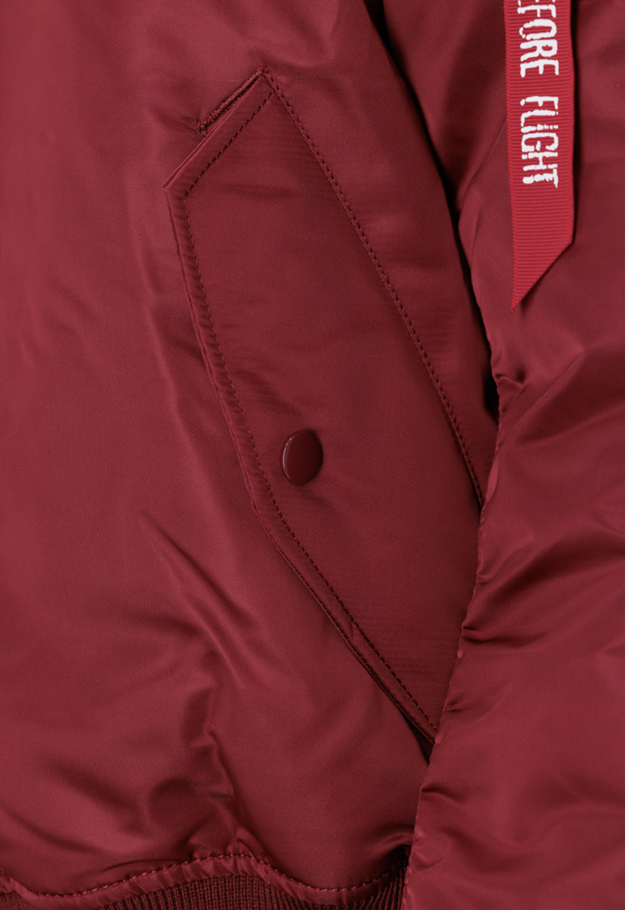 CHAQUETA BOMBER "MA-1" - BURDEOS - ALPHA INDUSTRIES | 100101