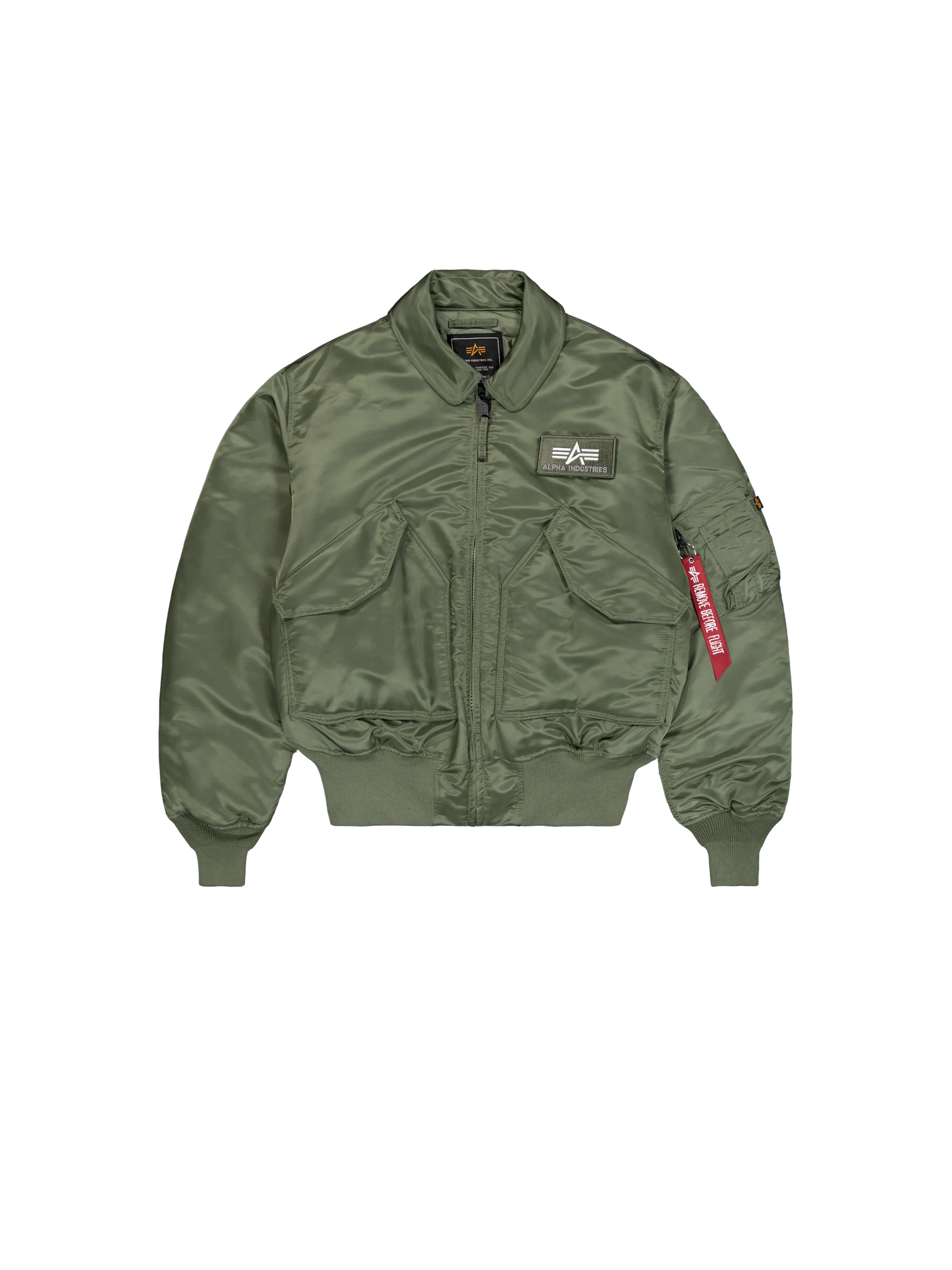 CHAQUETA BOMBER "CWU-45 HERITAGE" - VERDE MILITAR - ALPHA INDUSTRIES | 100102