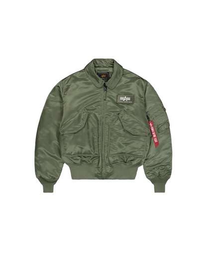 CHAQUETA BOMBER "CWU-45 HERITAGE" - VERDE MILITAR - ALPHA INDUSTRIES | 100102