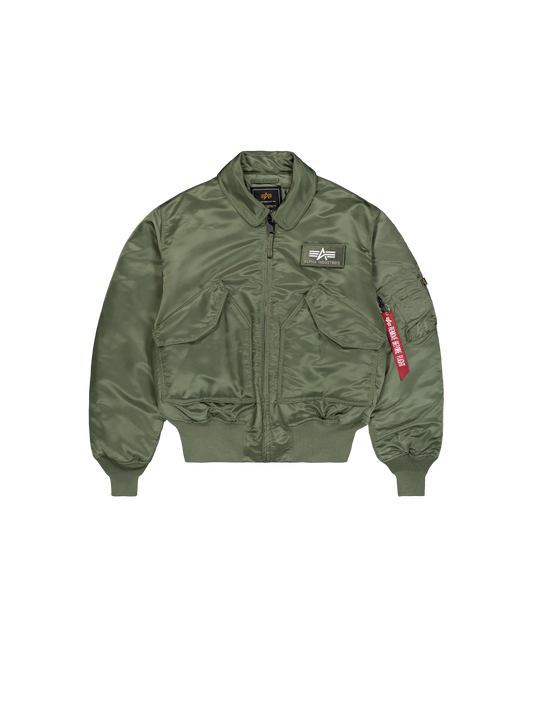 CHAQUETA BOMBER "CWU-45 HERITAGE" - VERDE MILITAR - ALPHA INDUSTRIES | 100102