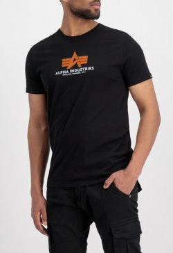 CAMISETA BÁSICA CON GOMA - NEGRO - ALPHA INDUSTRIES | 100501RB