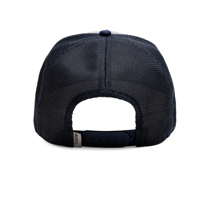 GORRA TRUCKER LOBO "SHLEATHER WOLF" - AZUL MARINO - GOORIN BROS THE FARM ANIMALS | 101-1832