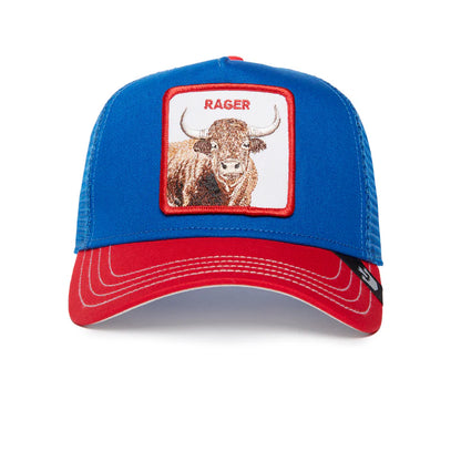 GORRA TRUCKER TORO "RAGER" - AZUL - GOORIN BROS THE FARM ANIMALS | 101-1987