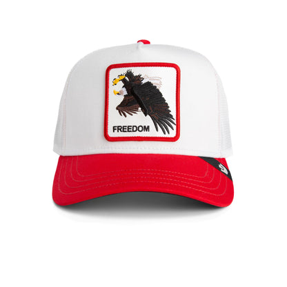 GORRA TRUCKER ÁGUILA "ELGAE" - WHITE/RED - GOORIN BROS THE FARM ANIMALS | 101-2444