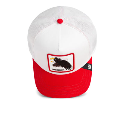 GORRA TRUCKER ÁGUILA "ELGAE" - WHITE/RED - GOORIN BROS THE FARM ANIMALS | 101-2444