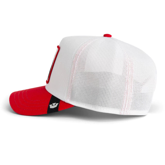 GORRA TRUCKER ÁGUILA "ELGAE" - WHITE/RED - GOORIN BROS THE FARM ANIMALS | 101-2444