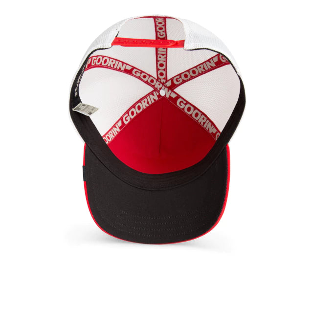 GORRA TRUCKER ÁGUILA "ELGAE" - WHITE/RED - GOORIN BROS THE FARM ANIMALS | 101-2444