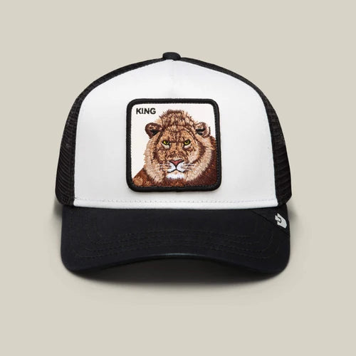 GORRA TRUCKER LEÓN "THE LION KING" - NEGRO0 - GOORIN BROS THE FARM ANIMALS | 101-2459