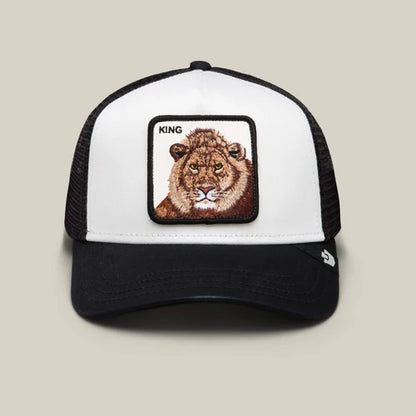 GORRA TRUCKER LEÓN "THE LION KING" - NEGRO0 - GOORIN BROS THE FARM ANIMALS | 101-2459