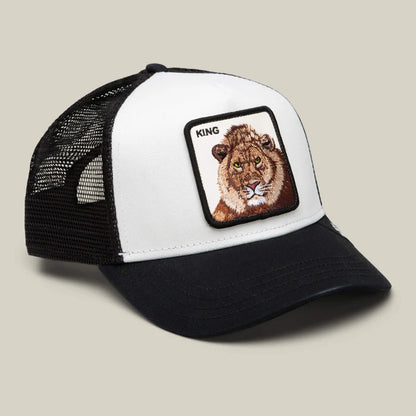 GORRA TRUCKER LEÓN "THE LION KING" - NEGRO0 - GOORIN BROS THE FARM ANIMALS | 101-2459