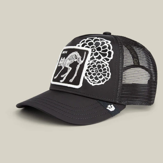 GORRA TRUCKER GATO "DIA DE MICHI" - NEGRO - GOORIN BROS THE FARM ANIMALS | 101-2481