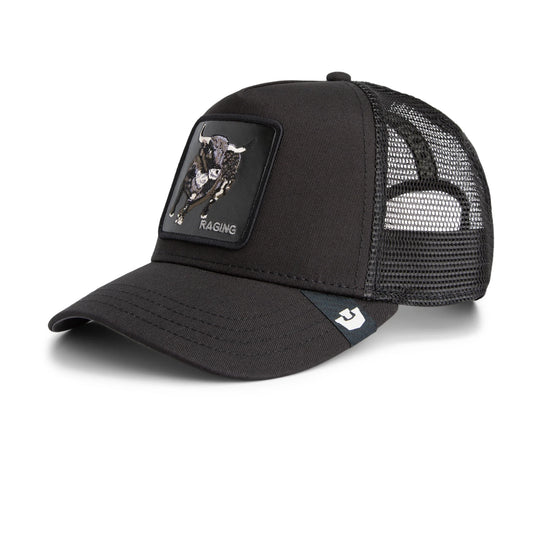 GORRA TRUCKER TORO "RAGING" - NEGRO - GOORIN BROS THE FARM ANIMALS | 101-2535